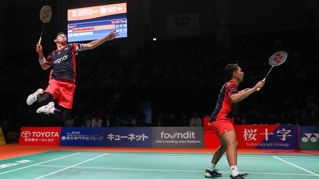 Fajar Alfian/Muhammad Rian Ardianto - Kumamoto Masters 2024 - Bulu Tangkis