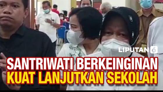 VIDEO: Mensos Risma Temui Santriwati Korban Pemerkosaan, Mereka Ingin Lanjut Sekolah