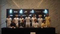 Potret konferensi pers Asia Warriors FC dalam rangka Asia Warriors FC SEA Tour 2025 di Hotel Westin, Jakarta Selatan, pada Jum'at (18/7/2025). (Liputan6.com/Deniz Akbar)