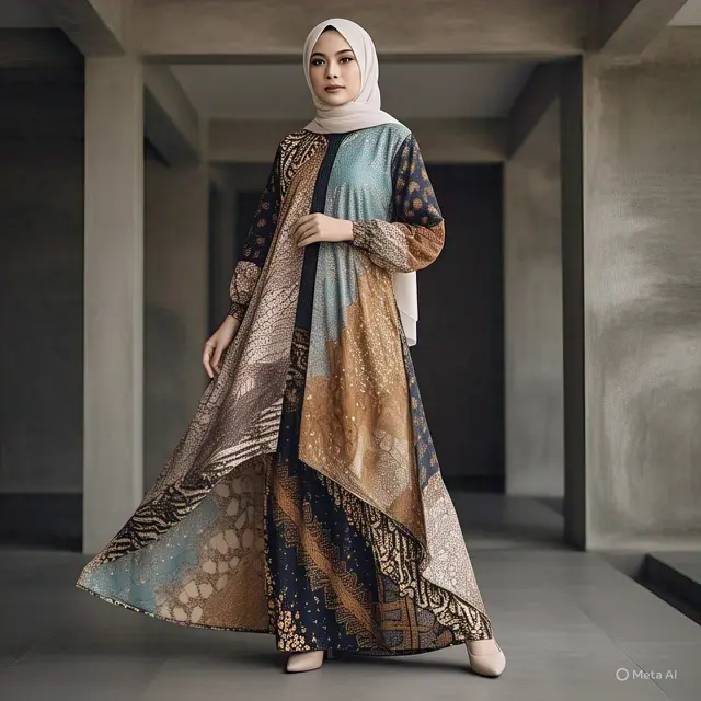 6 Model Atasan Batik Wanita Muslimah Modern 2025, Cocok untuk Segala Acara