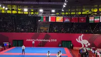 Indonesia hanya menyisakan satu wakil di Taekwondo Asian Games (Liputan6.com/Ahmad Fawwaz Usman)