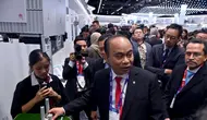 Menkominfo Budi Arie Setiadi menghadiri Mobile World Congress (MWC 2024) (Foto: Kominfo)