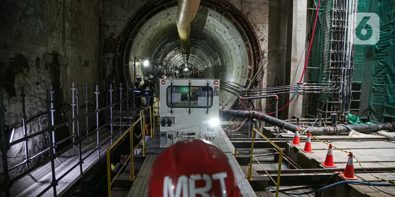 Terowongan MRT Fase 2A Thamrin-Monas