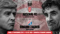 Arsenal FC vs Dinamo Zagreb (Liputan6.com/desi)