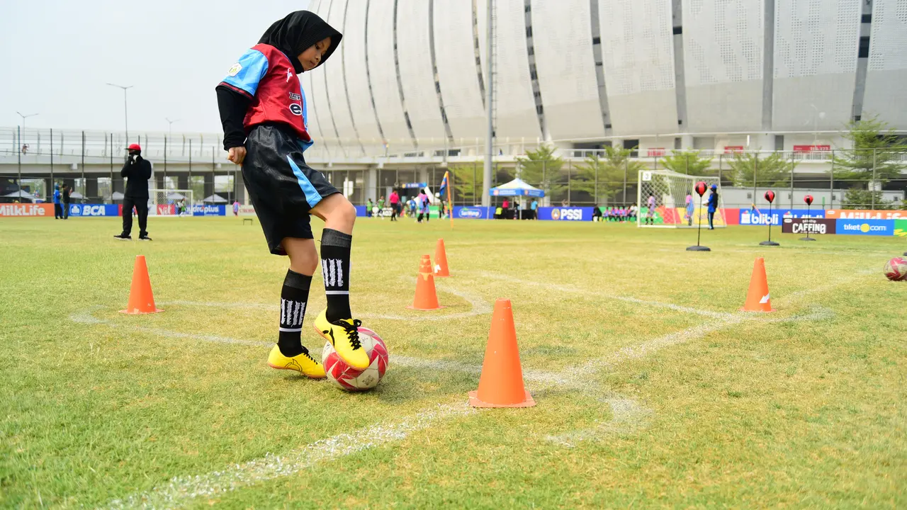 Keseruan Festival SenengSoccer di JIS