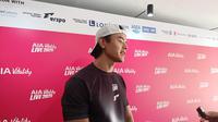 Dion Wiyoko dalam sesi jumpa pers di AIA Vitality Live 2025. (dok. Liputan6.com/Sabrina Aulia Putri)