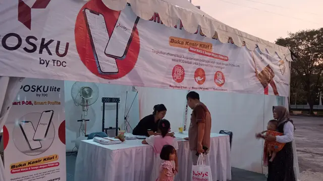 Gerai Posku Lite di acara Jateng Fair. (Istimewa)