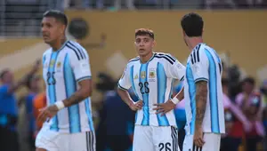 Kalah, Bek Argentina Nahuel Molina Pukul Rodri Saat Selebrasi Juara Spanyol