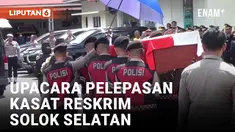 Jenazah Kasat Reskrim Solok Selatan Dibawa ke Makassar