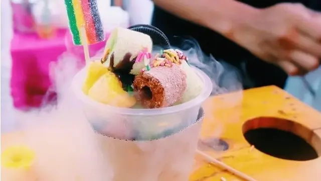 Ice smoke