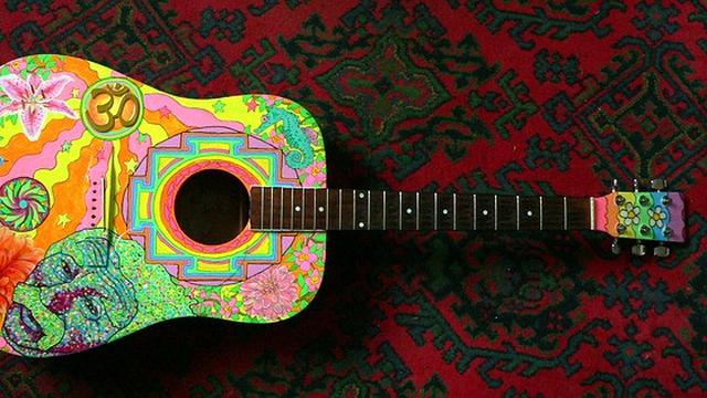 Ilustrasi budaya hippie