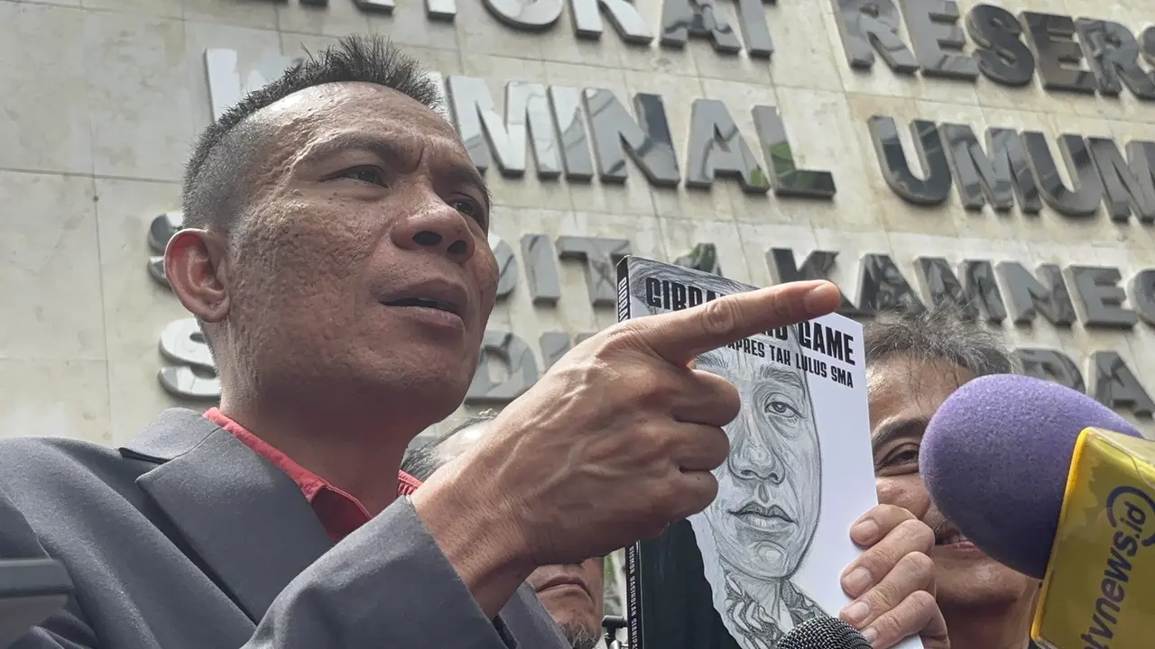 Ahli digital forensik Rismon Hasiholan Sianipar di Polda Metro Jaya.