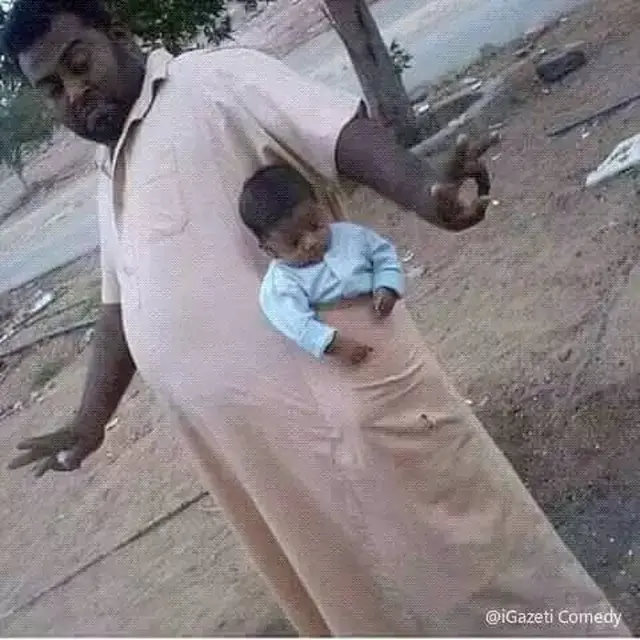 10 Potret Lucu Bapak Rumah Tangga saat Jaga Anaknya yang Masih Kecil Ini Kocak