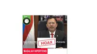 Cek fakta dr Terawan promosikan obat hipertensi.