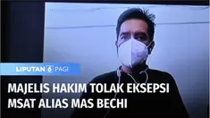 Majelis Hakim Pengadilan Negeri Surabaya, melanjutkan sidang dugaan perkara asusila dengan terdakwa MSAT alias Mas Bechi anak pengasuh pesantren As Shiddiqiyyah, Jombang. Dalam sidang dengan agenda putusan sela ini, majelis hakim menolak seluruh kebe...