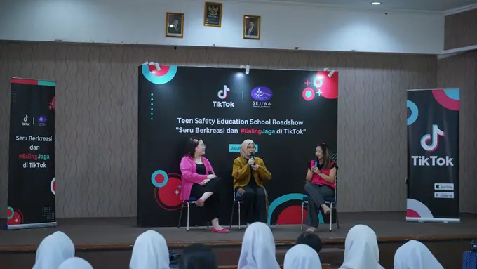TikTok dan SEJIWA Foundation Gelar Edukasi di Sekolah (Foto/Sumber: TikTok Indonesia)