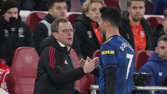 Foto: Momen Cristiano Ronaldo Ngambek Pada Laga Manchester United Vs Brentford di Liga Inggris