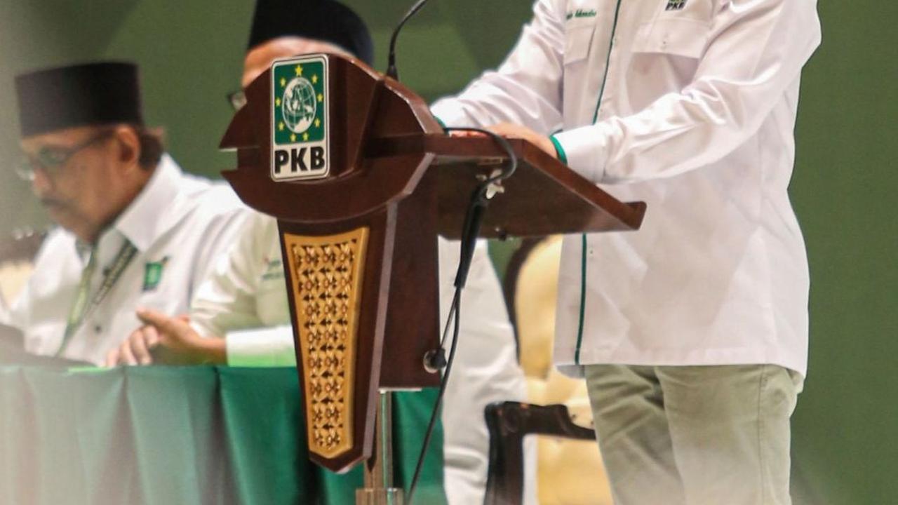 Namun, Cak Imin mengaku belum mengetahui siapa saja ketua umum (ketum) Parpol yang akan hadir. Foto: Liputan6.com / Angga Yuniar<br>