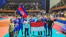 Salah satu bentuk kerja sama antara KONI dan Kamboja adalah pemusatan latihan tim voli BHQ di Indonesia. Hal tersebut bermula dari pertemuan Ketum KONI Pusat dengan Jenderal Hing Bun Hieng pada 10 Mei 2023, tepat saat SEA Games 2023 Kamboja berlangsung.