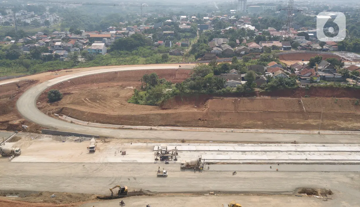 Direktur Pengembangan Usaha Jasa Marga Mohamad Agus Setiawan menerangkan, Tol Serpong-Cinere telah dioperasikan satu seksi. (merdeka.com/Arie Basuki)