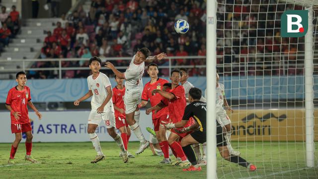 Foto: Timnas Indonesia U-16 Tampil Spartan, Gilas Laos Dan Segel Tiket Semifinal Piala AFF U-16 2024
