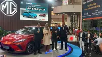 MG Motors Indonesia resmi meluncurkan harga 4 EV di Mal Kelapa Gading 3, Jakarta Utara. (Liputan6.com/Jordy Rivaldo)