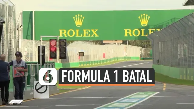 VIDEO: Demi Cegah Corona, Balapan Formula 1 Resmi Batal