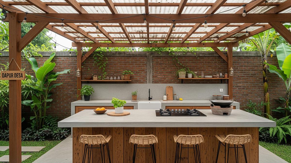 7 Model Dapur Nuansa Pedesaan Modern Sederhana, Perpaduan Estetika dan Fungsionalitas