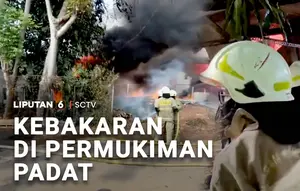 Kebakaran di Permukiman Padat