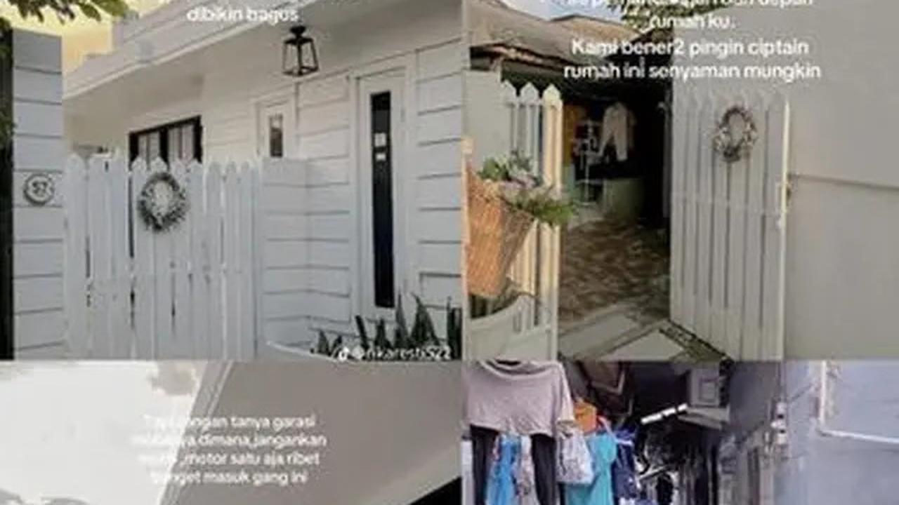 Viral Rumah Masuk Gang Sempit yang Serba Putih, Siapa Sangka Ternyata Seestetik Ini
