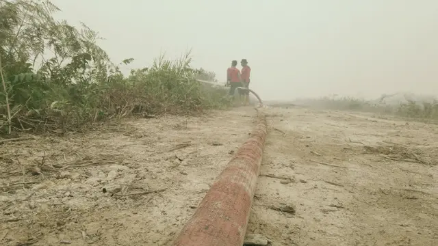 Kisah Pemadam Karhutla Jambi, Pendam Rindu Bertemu Keluarga