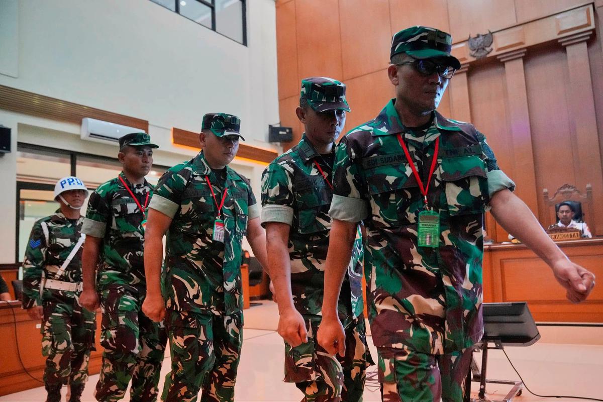 FOTO: Sidang Perdana Kasus Penyiraman Air Keras Aktivis HAM