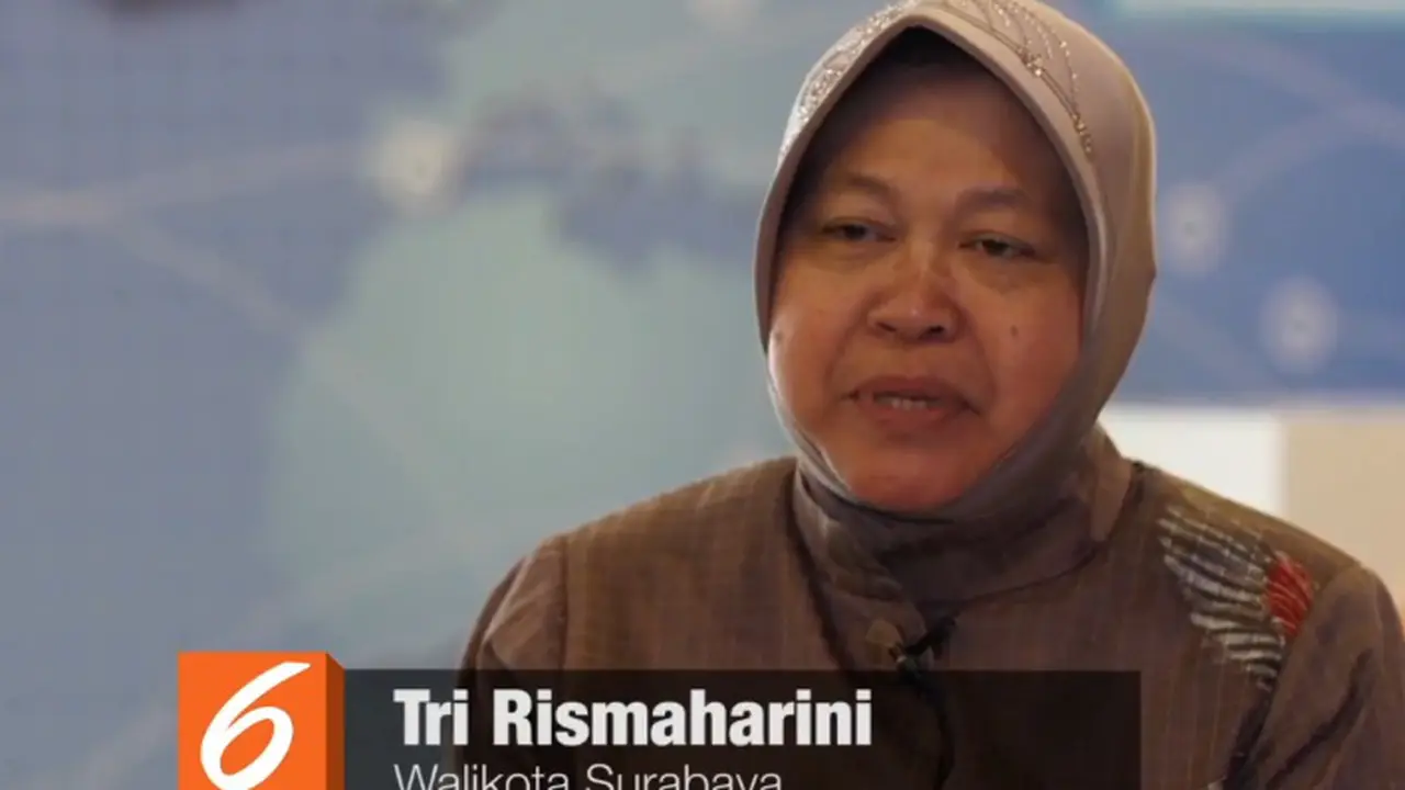 Walikota Surabaya Tri Rismaharini