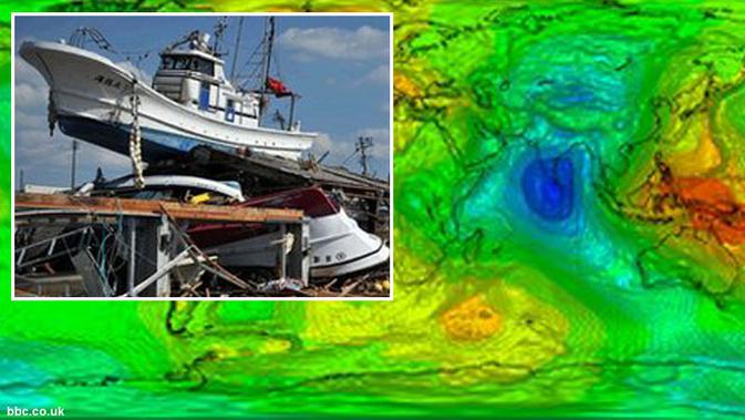 Dahsyat! Gempa 9 SR Jepang Terasa Hingga Tepian langit ...