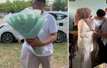 Momen Ayah Berkunjung ke Sekolah Anaknya Setelah Pulang Berlayar untuk Beri Kejutan Ultah, Aksinya Bikin Haru