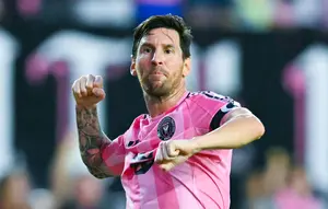 Inter Miami kini duduk di peringkat enam klasemen MLS usai mengoleksi 26 poin dari 15 pertandingan. (AFP/Chandan Khanna)