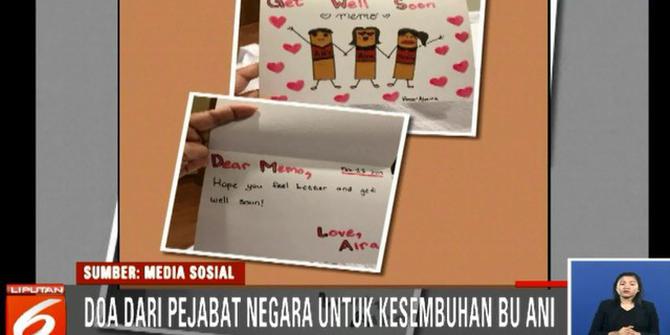 Ani Yudhoyono Unggah Foto Kartu Ucapan yang Dibuat Cucunya, Aira