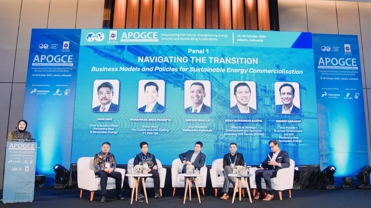 Ajang Asia Pacific Oil and Gas Conference and Exhibition (APOGCE) 2025 yang digelar pada 14–16 Oktober di Grand Sheraton Hotel, Jakarta. Dok