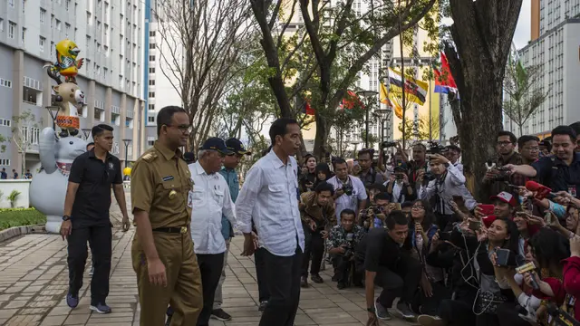 Jokowi Pantau Wisma Atlet