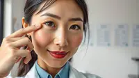 penyebab mata bintitan ©Ilustrasi dibuat AI