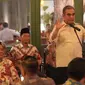 Sekjen Partai Gerindra Ahmad Muzani menghadiri buka bersama dengan jajaran pengurus Gerindra Jawa Barat dan dewan terpilih di Bandung, Kamis (28/3/2024). (Foto: Istimewa).