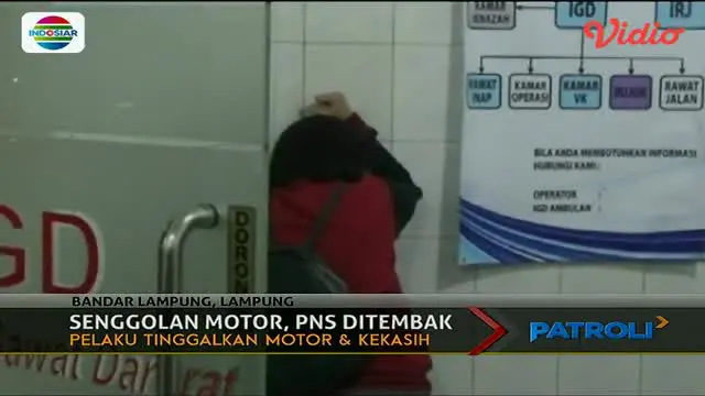 Hanya Karena Senggolan Motor, PNS Ditembak
