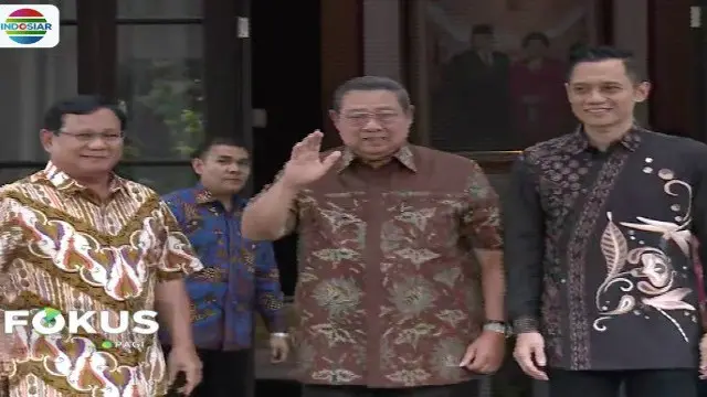 Prabowo dan SBY adakan pertemuan tertutup bahas pemenangan Pemilu 2019.