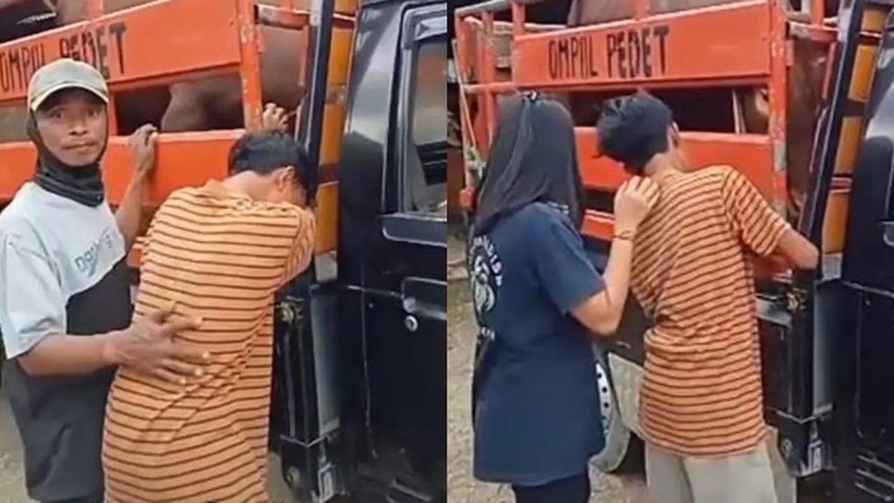 Peternak Ini Menangis Lepas Sapi Jadi Hewan Kurban, Bikin Ikut Sedih