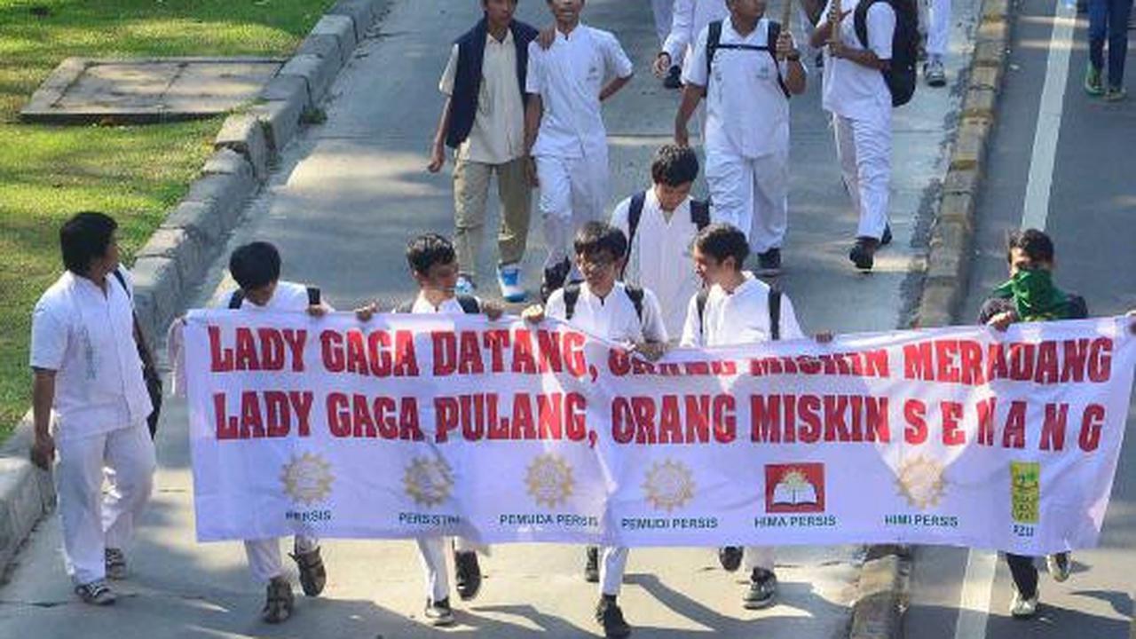 Demo FPI tolak konser Lady Gaga
