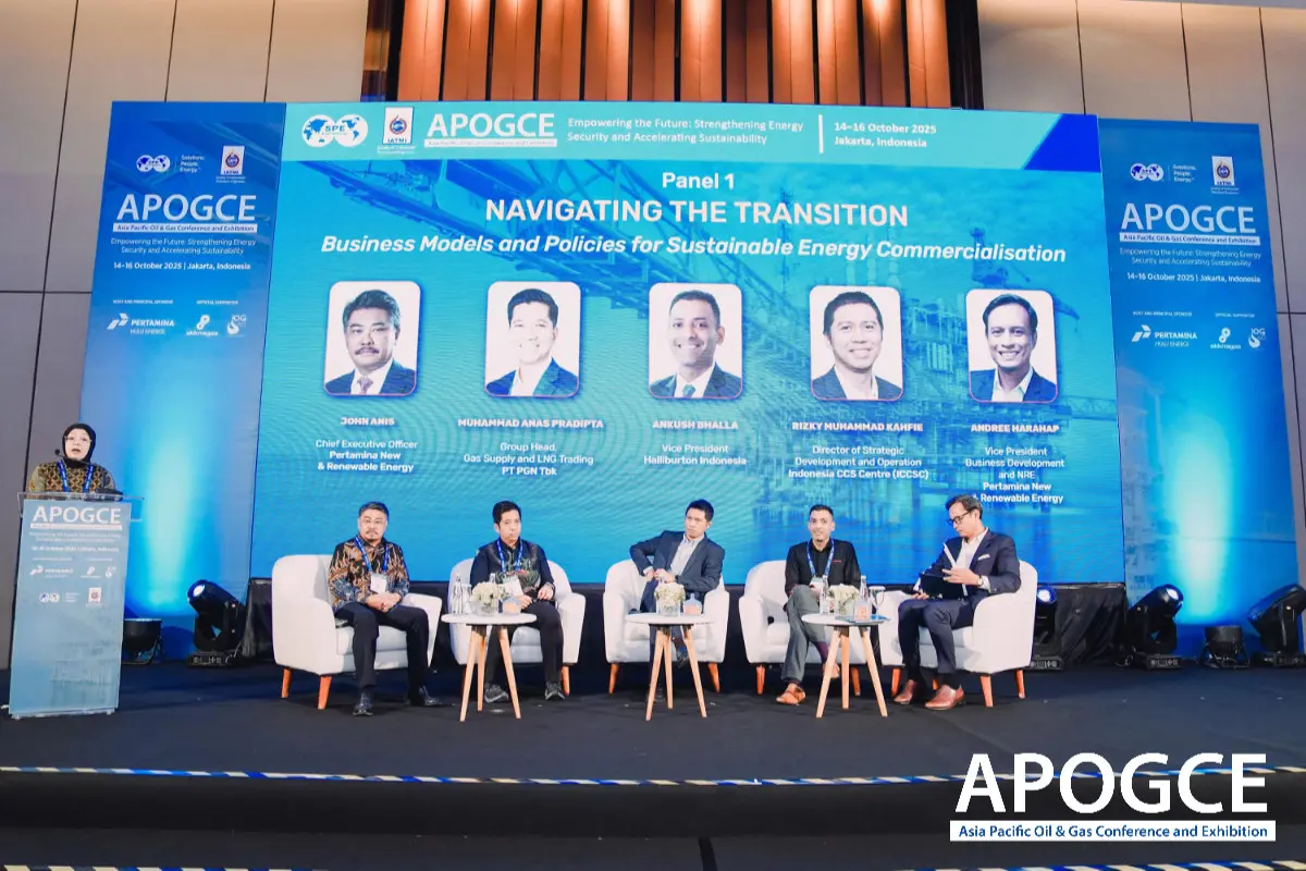 Ajang Asia Pacific Oil and Gas Conference and Exhibition (APOGCE) 2025 yang digelar pada 14–16 Oktober di Grand Sheraton Hotel, Jakarta. Dok