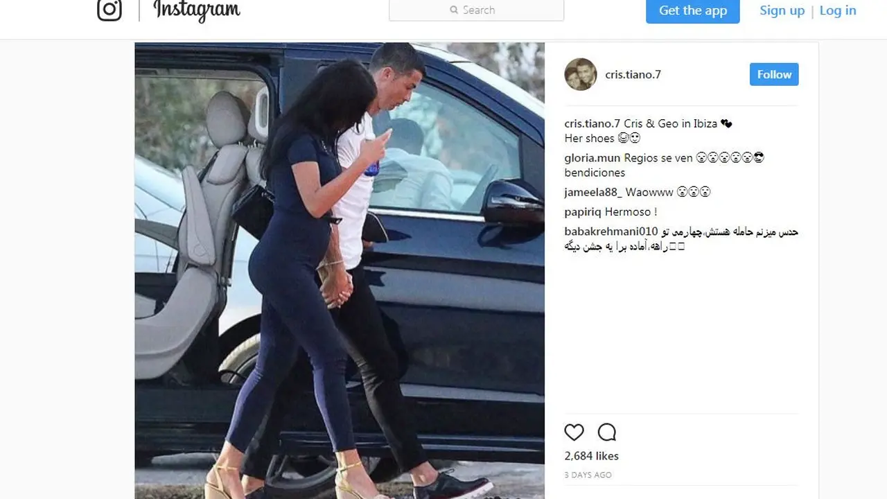 Cristiano Ronaldo kembali berlibur bersama kekasihnya, Georgina Rodriguez  