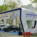 Perkuat Ekosistem EV, Toyota Tambah Tempat Isi Baterai di Bekasi