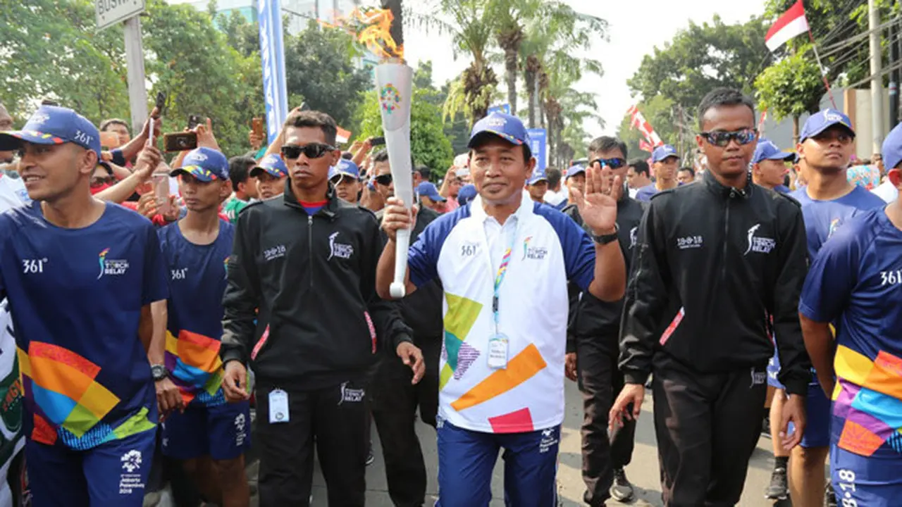 Bank BRI Gelar Kirab Obor Asian Games di Corporate University BRI