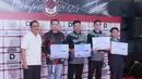 Jordan Sarana selaku juara A-Flight soft tip DNC 2025 Series 04 akan bertanding di kejuaraan Dartslive Open di Malaysia. (Bola.com/M Iqbal Ichsan)